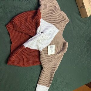 Colorblock Knit Sweater